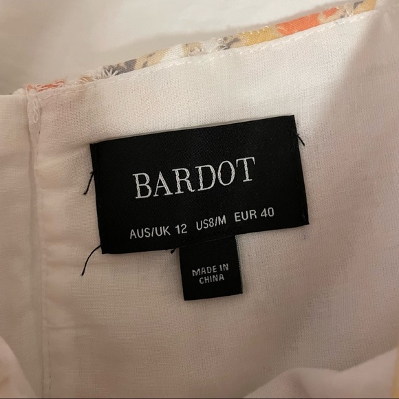 Bardot Broderie Corset Dress in Tropical - Picture 7 of 7